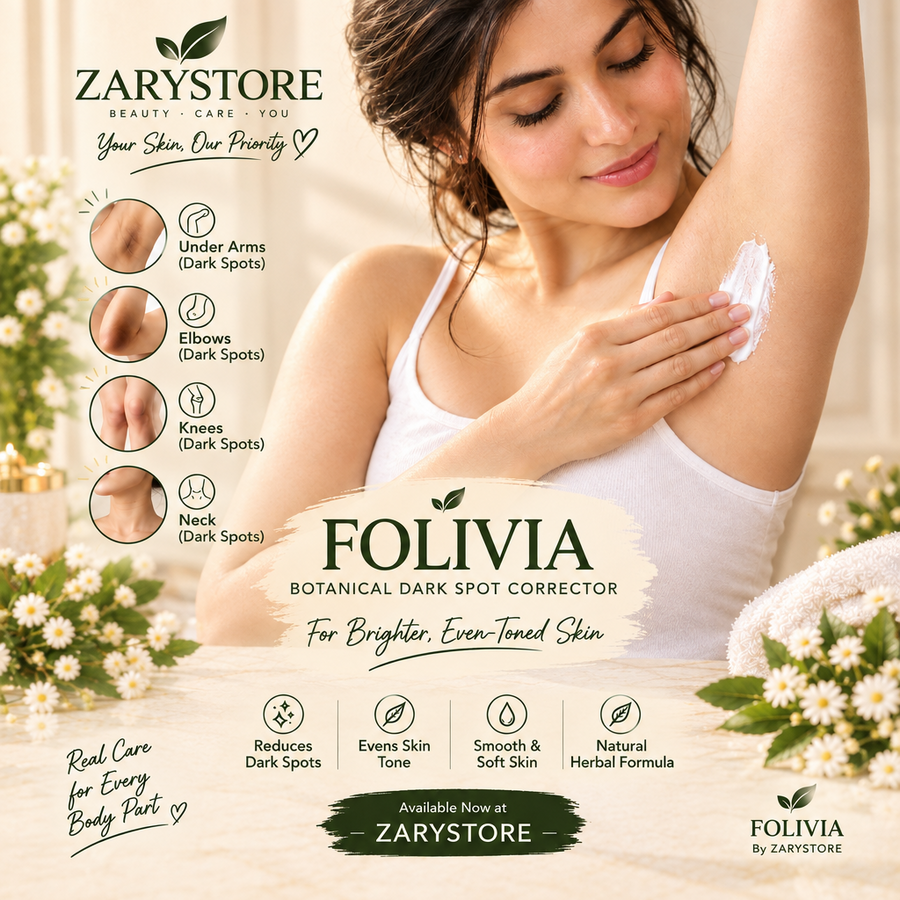 FOLIVIA Dark Spot Corrector Cream For Underarms • Knees • Elbows • Neck