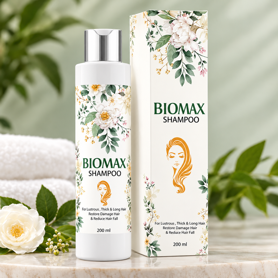 BIOMAX Hair Growth & Anti-Hair Fall Shampoo – 200ml