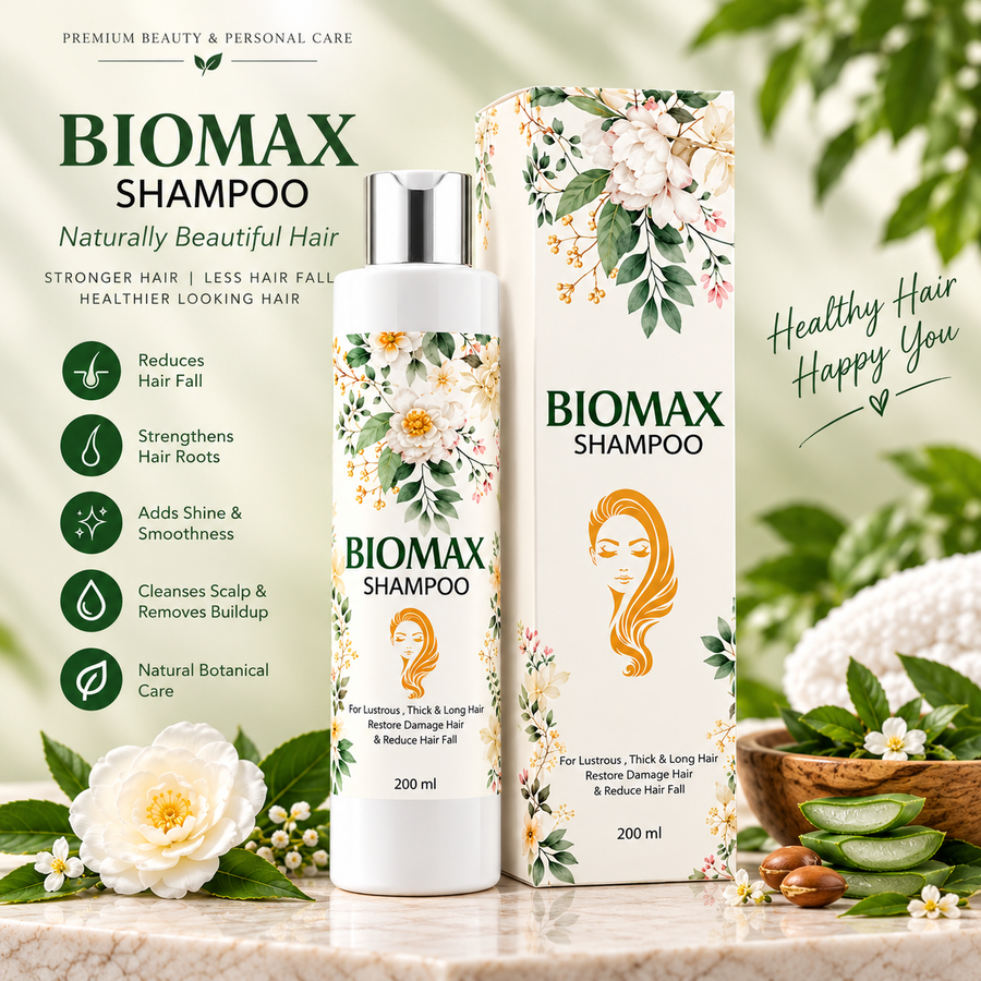 BIOMAX Hair Growth & Anti-Hair Fall Shampoo – 200ml