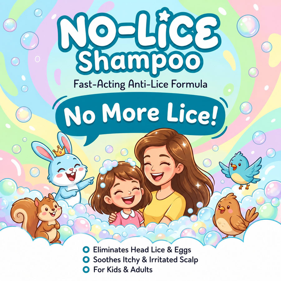 NO-LICE Shampoo – Fast Acting Anti-Lice Treatment