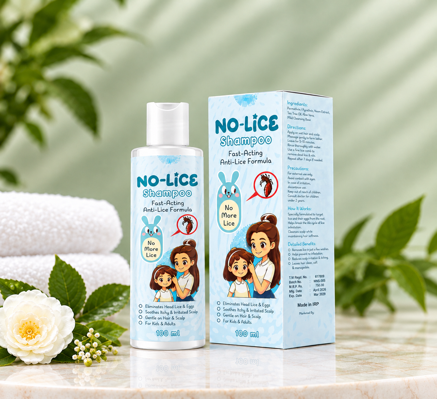 NO-LICE Shampoo – Fast Acting Anti-Lice Treatment