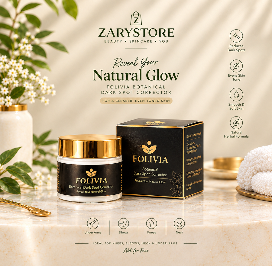 FOLIVIA Dark Spot Corrector Cream For Underarms • Knees • Elbows • Neck